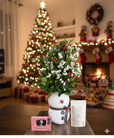 Jarrón Muñeco de Nieve/Soldadito Navideño