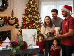 Combo Navideño Jarrón, Café Bukaflor y Ánfora