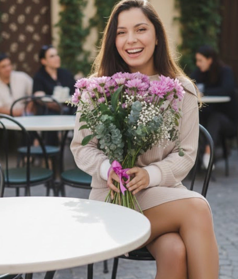 BOUQUET DE MARGARITAS PARA LA CASA