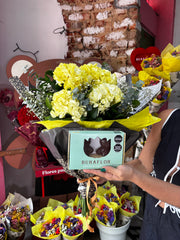 Flores Flores Amarillas + Chocolate Bukaflor