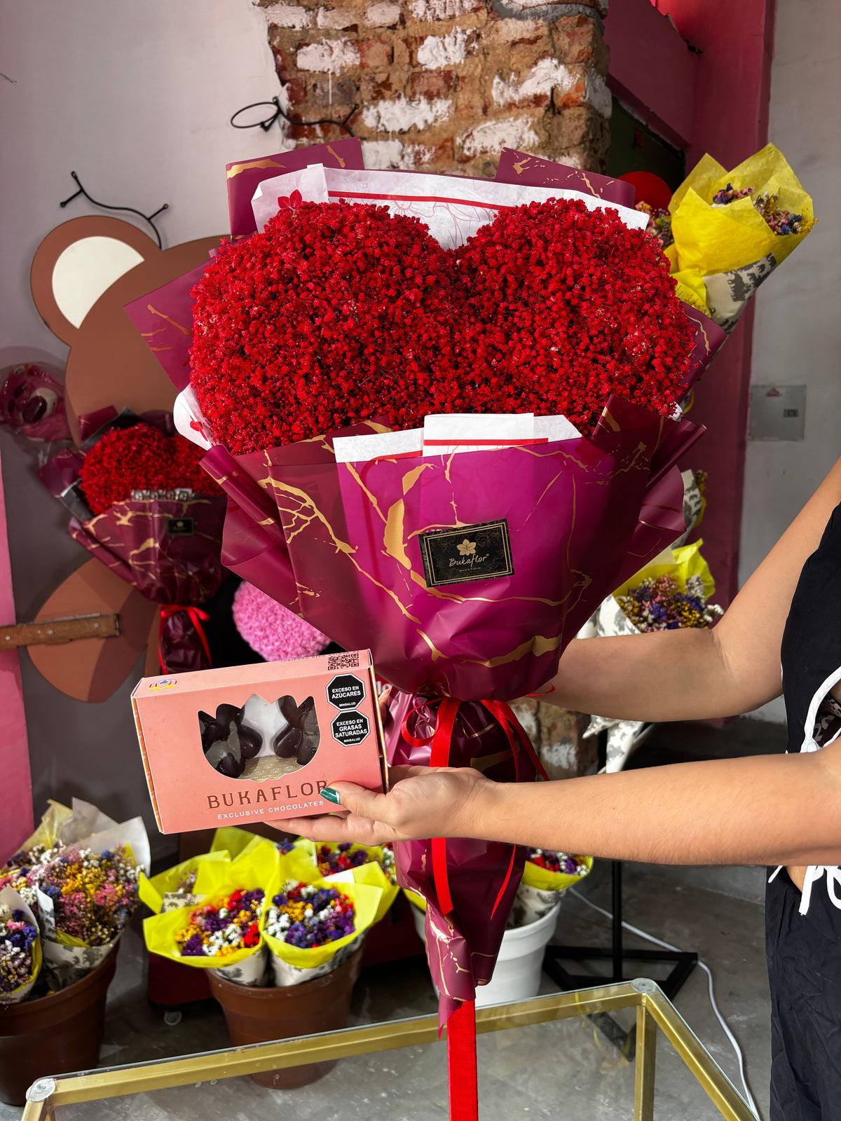 Bouquet Amor Eternal + Chocolate Bukaflor
