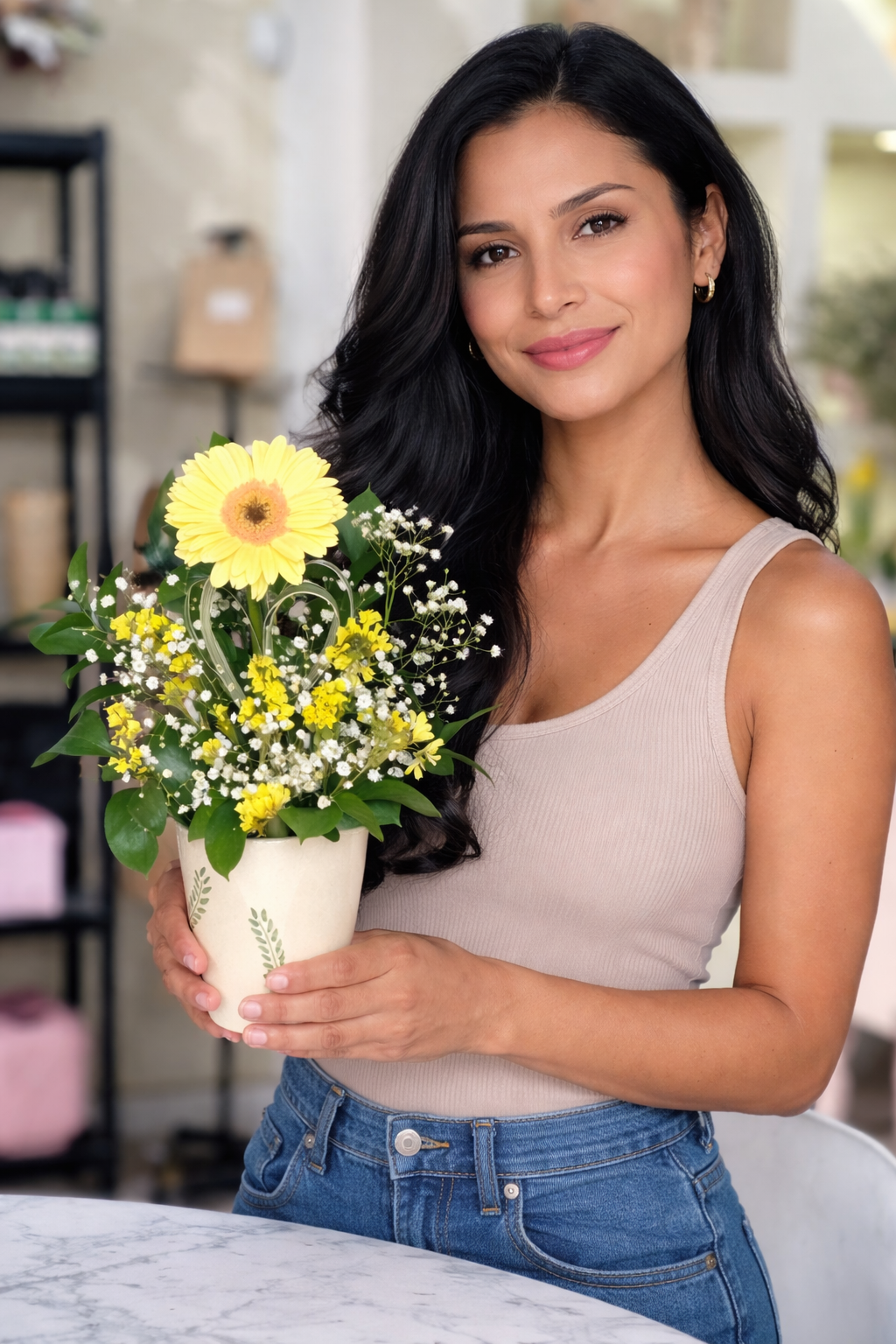 Matera Flor amarilla